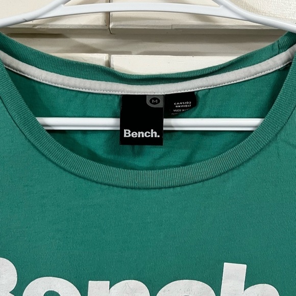 Bench Green T Shirt with White Logo - Medium - Picture 4 of 4